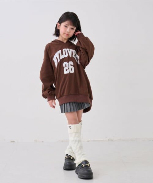 by LOVEiT / バイ ラビット スウェット | オーロラパッチロングフーディ | 詳細2