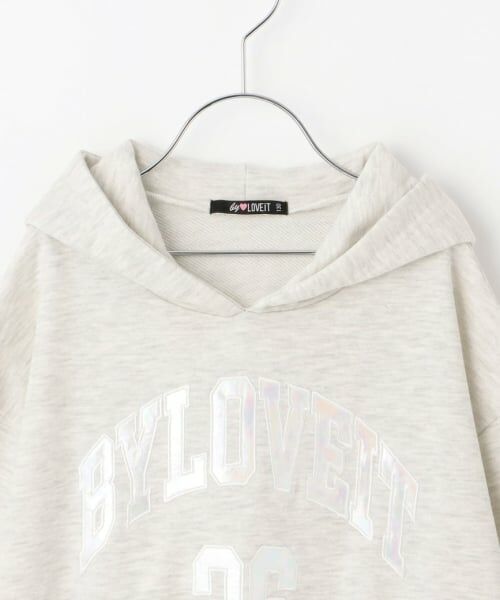 by LOVEiT / バイ ラビット スウェット | オーロラパッチロングフーディ | 詳細7