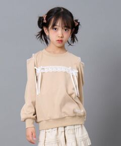 by LOVEiT / バイ ラビット スウェット | 肩スリットプルオーバー