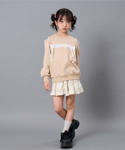 by LOVEiT / バイ ラビット スウェット | 肩スリットプルオーバー | 詳細3