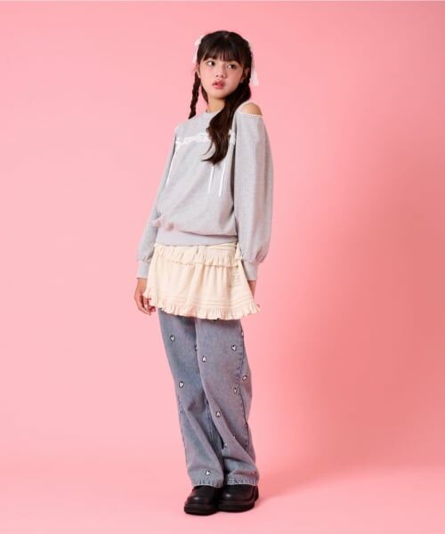 by LOVEiT / バイ ラビット スウェット | 肩スリットプルオーバー | 詳細5