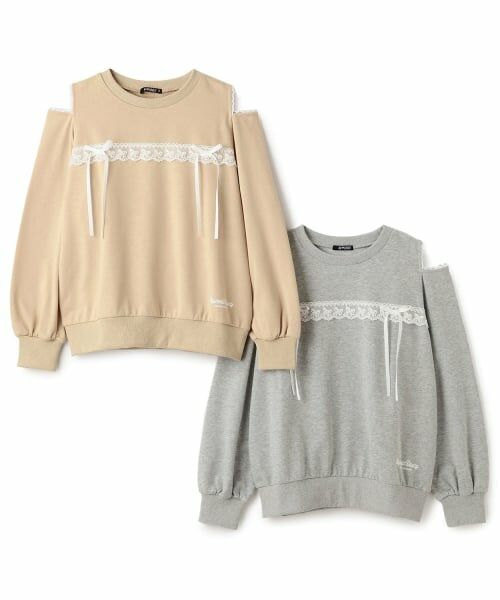 by LOVEiT / バイ ラビット スウェット | 肩スリットプルオーバー | 詳細7