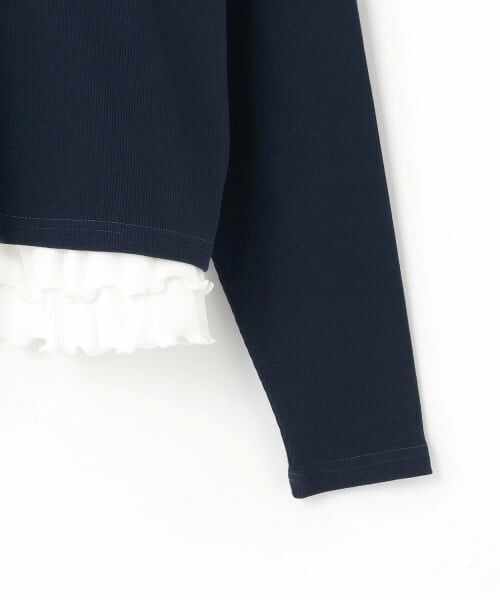 by LOVEiT / バイ ラビット Tシャツ | フリルタンクつきプルオーバー | 詳細8