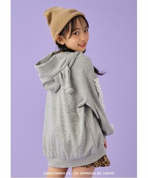 by LOVEiT / バイ ラビット パーカー | 【クロミ】裏毛パーカー | 詳細2