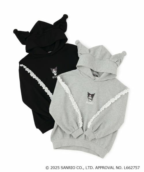 by LOVEiT / バイ ラビット パーカー | 【クロミ】裏毛パーカー | 詳細4