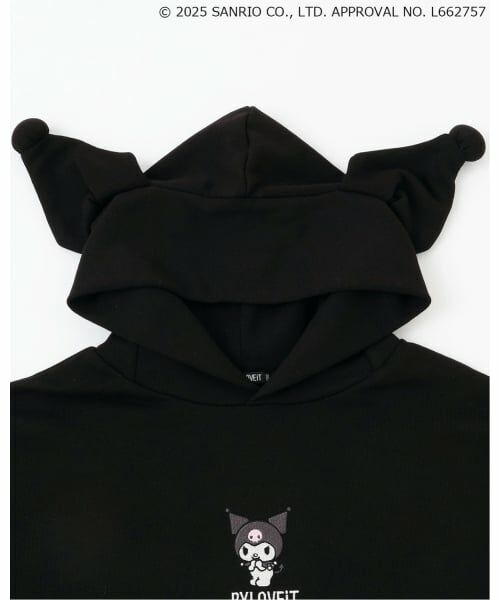 by LOVEiT / バイ ラビット パーカー | 【クロミ】裏毛パーカー | 詳細8