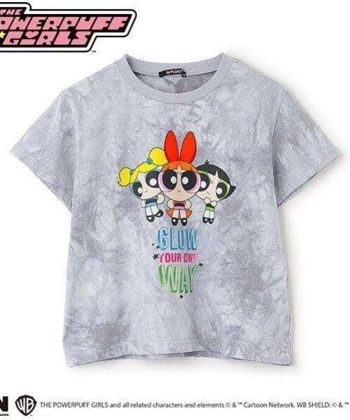 by LOVEiT / バイ ラビット Tシャツ | 【The Powerpuff Girls】タイダイ風ルーズTシャツ | 詳細13