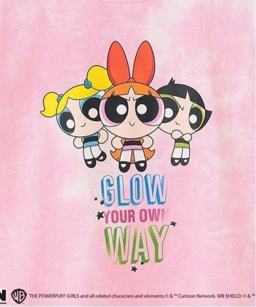 by LOVEiT / バイ ラビット Tシャツ | 【The Powerpuff Girls】タイダイ風ルーズTシャツ | 詳細16