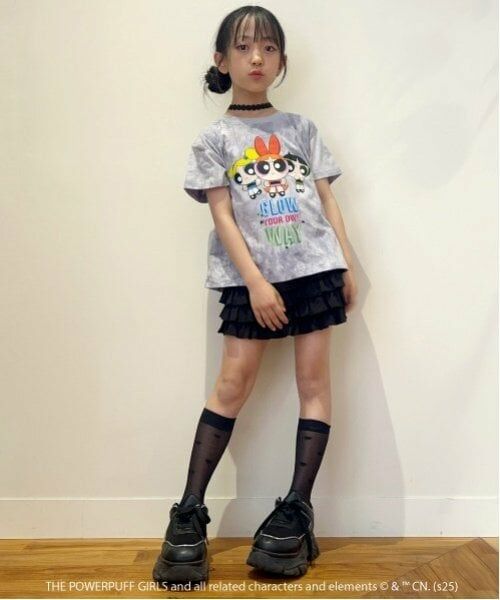 by LOVEiT / バイ ラビット Tシャツ | 【The Powerpuff Girls】タイダイ風ルーズTシャツ | 詳細6