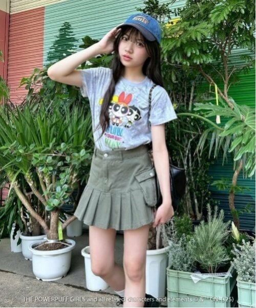 by LOVEiT / バイ ラビット Tシャツ | 【The Powerpuff Girls】タイダイ風ルーズTシャツ | 詳細7