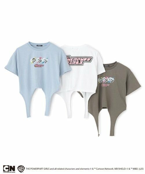 by LOVEiT / バイ ラビット Tシャツ | 【The Powerpuff Girls】ガーターTシャツ（接触冷感） | 詳細10