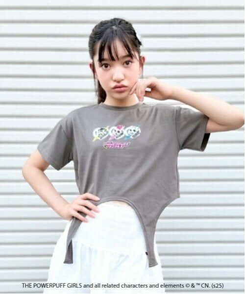 by LOVEiT / バイ ラビット Tシャツ | 【The Powerpuff Girls】ガーターTシャツ（接触冷感） | 詳細3