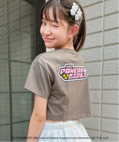 by LOVEiT / バイ ラビット Tシャツ | 【The Powerpuff Girls】ガーターTシャツ（接触冷感） | 詳細4