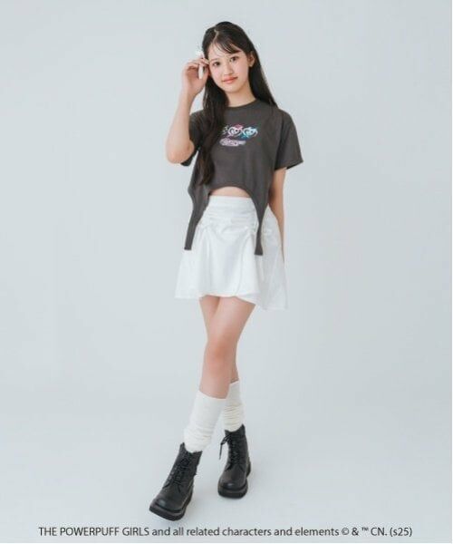 by LOVEiT / バイ ラビット Tシャツ | 【The Powerpuff Girls】ガーターTシャツ（接触冷感） | 詳細7