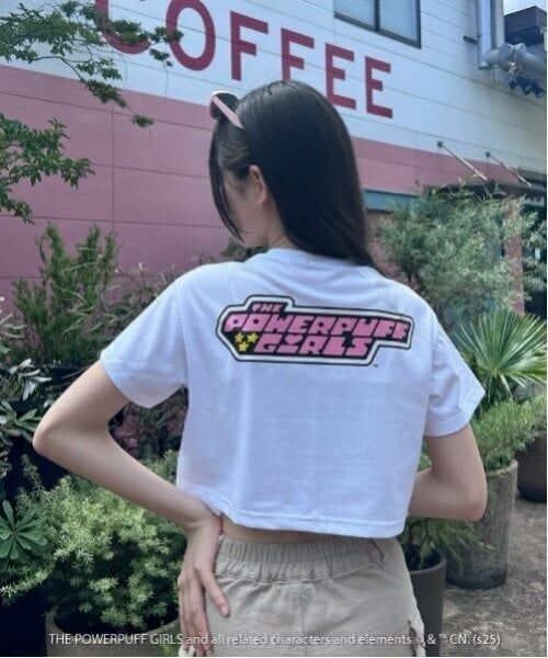 by LOVEiT / バイ ラビット Tシャツ | 【The Powerpuff Girls】ガーターTシャツ（接触冷感） | 詳細8