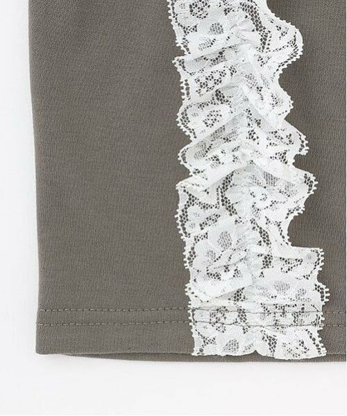 by LOVEiT / バイ ラビット Tシャツ | 【Cuugal8月号掲載】【接触冷感】フロントレースTシャツ | 詳細6