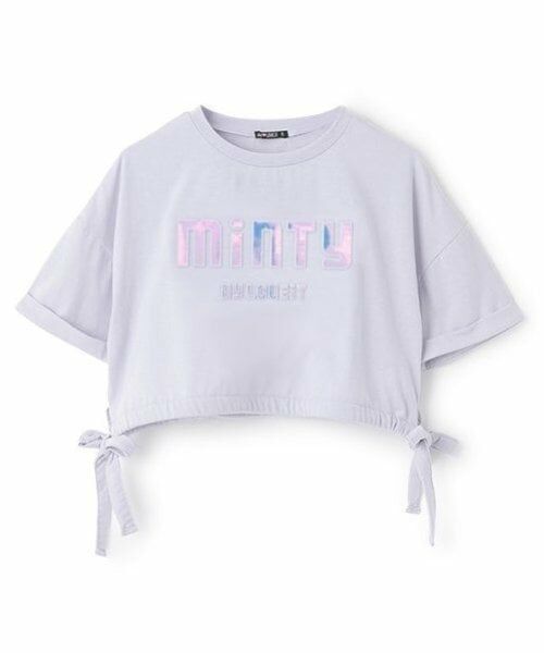 by LOVEiT / バイ ラビット Tシャツ | 【Cuugal8月号掲載】【接触冷感】エンボスドロストTシャツ（ラベンダー）