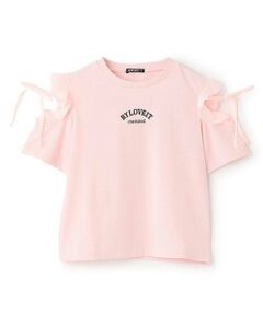 by LOVEiT / バイ ラビット Tシャツ | 【大好評につき再入荷】【接触冷感】肩リボンバックハートTシャツ