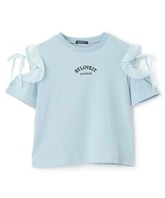 by LOVEiT / バイ ラビット Tシャツ | 【大好評につき再入荷】【接触冷感】肩リボンバックハートTシャツ