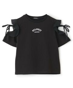 by LOVEiT / バイ ラビット Tシャツ | 【大好評につき再入荷】【接触冷感】肩リボンバックハートTシャツ