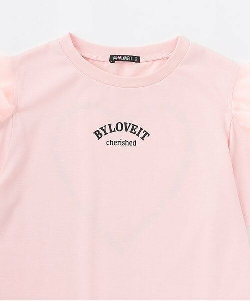 by LOVEiT / バイ ラビット Tシャツ | 【大好評につき再入荷】【接触冷感】肩リボンバックハートTシャツ | 詳細2