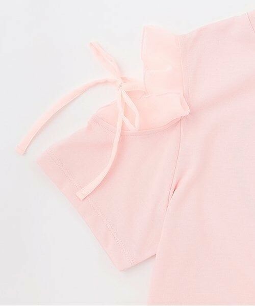 by LOVEiT / バイ ラビット Tシャツ | 【大好評につき再入荷】【接触冷感】肩リボンバックハートTシャツ | 詳細3