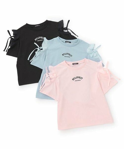 by LOVEiT / バイ ラビット Tシャツ | 【大好評につき再入荷】【接触冷感】肩リボンバックハートTシャツ | 詳細8