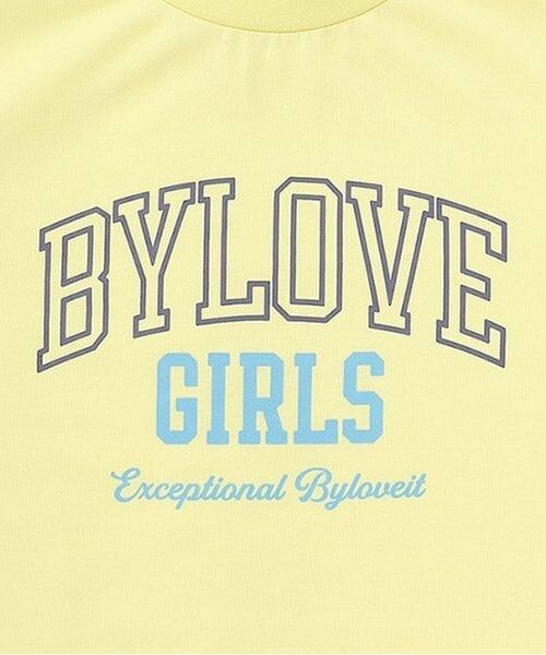 by LOVEiT / バイ ラビット Tシャツ | 【接触冷感】肩開きテキストTシャツ | 詳細3