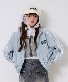 by LOVEiT / バイ ラビット パーカー | レースラインパーカー