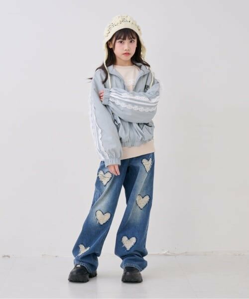 by LOVEiT / バイ ラビット パーカー | レースラインパーカー | 詳細4