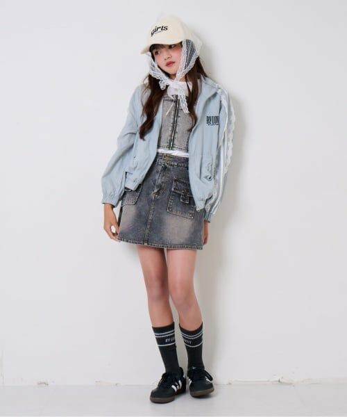 by LOVEiT / バイ ラビット パーカー | レースラインパーカー | 詳細5