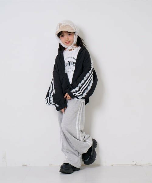 by LOVEiT / バイ ラビット パーカー | レースラインパーカー | 詳細9