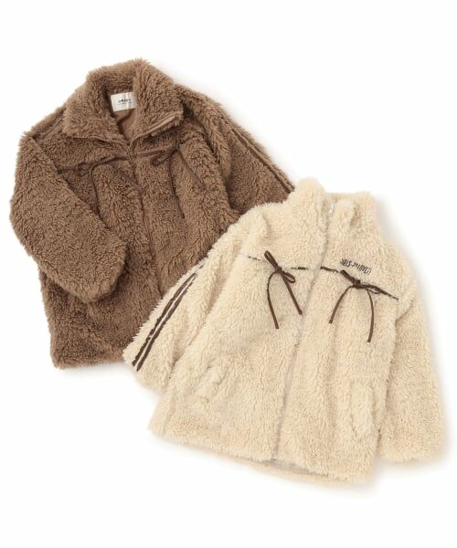 by LOVEiT / バイ ラビット ブルゾン | リボンポイントファーブルゾン | 詳細3