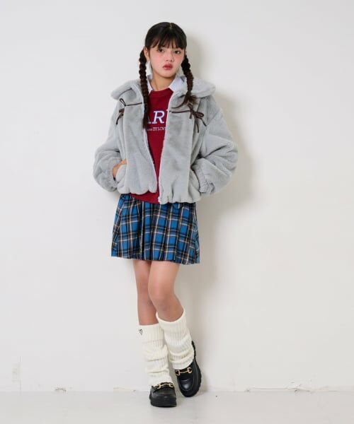 by LOVEiT / バイ ラビット ブルゾン | リボンファーブルゾン | 詳細1