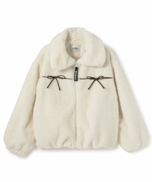by LOVEiT / バイ ラビット ブルゾン | リボンファーブルゾン | 詳細4