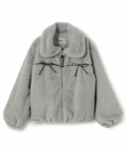 by LOVEiT / バイ ラビット ブルゾン | リボンファーブルゾン | 詳細5