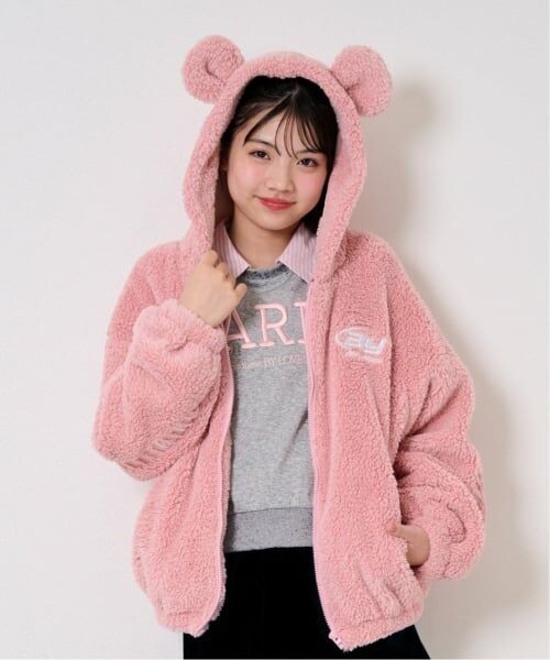 by LOVEiT / バイ ラビット ブルゾン | クマ耳ブルゾン（ピンク）