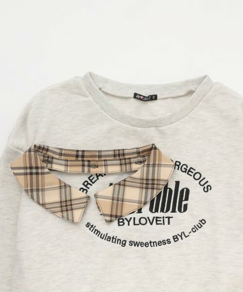 by LOVEiT / バイ ラビット スウェット | 【WEB限定】衿つきプルオーバーセットアップ | 詳細8