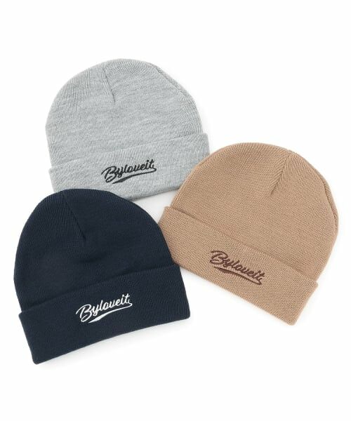 by LOVEiT / バイ ラビット ニットキャップ | ロゴビーニー | 詳細3