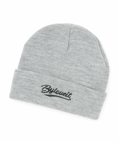 by LOVEiT / バイ ラビット ニットキャップ | ロゴビーニー | 詳細4