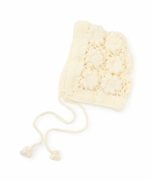 by LOVEiT / バイ ラビット ニットキャップ | フラワーバブーシュカ | 詳細3