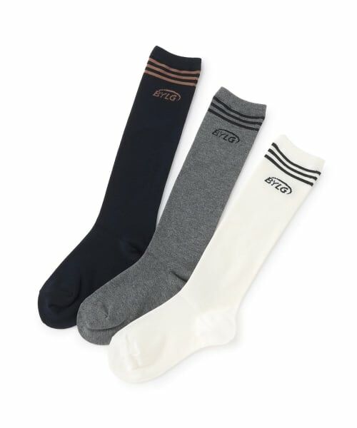 by LOVEiT / バイ ラビット ソックス | ラインハイソックス | 詳細2