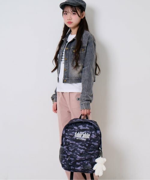 by LOVEiT / バイ ラビット リュック・バックパック | クマつきリュック（グレー）