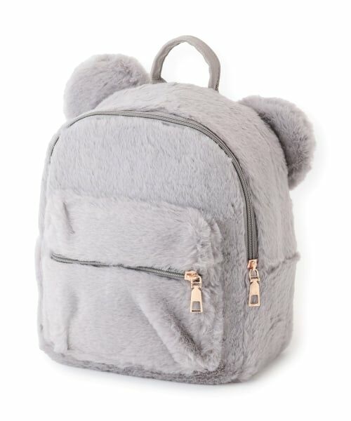 by LOVEiT / バイ ラビット リュック・バックパック | クマ耳リュック（グレー）