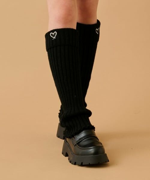 by LOVEiT / バイ ラビット レッグウォーマー | レッグウォーマー（黒）