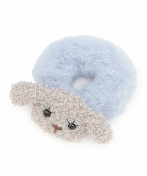 by LOVEiT / バイ ラビット ヘアゴム・シュシュ | プードルシュシュ（ブルー）