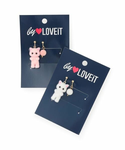 by LOVEiT / バイ ラビット ピアス・イヤリング | ネコイヤリング | 詳細4