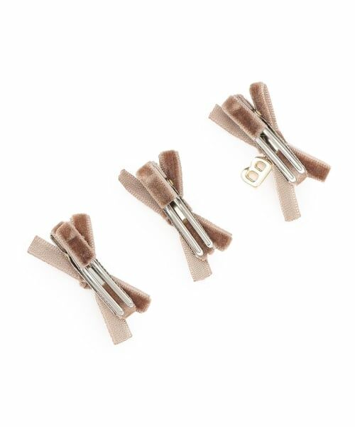 by LOVEiT / バイ ラビット ヘアピン | ベルベットリボンクリップ | 詳細1