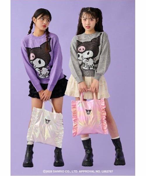 by LOVEiT / バイ ラビット トートバッグ | 【クロミ】サイドフリルバッグ | 詳細1