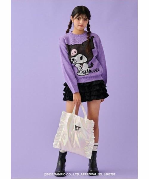 by LOVEiT / バイ ラビット トートバッグ | 【クロミ】サイドフリルバッグ | 詳細3